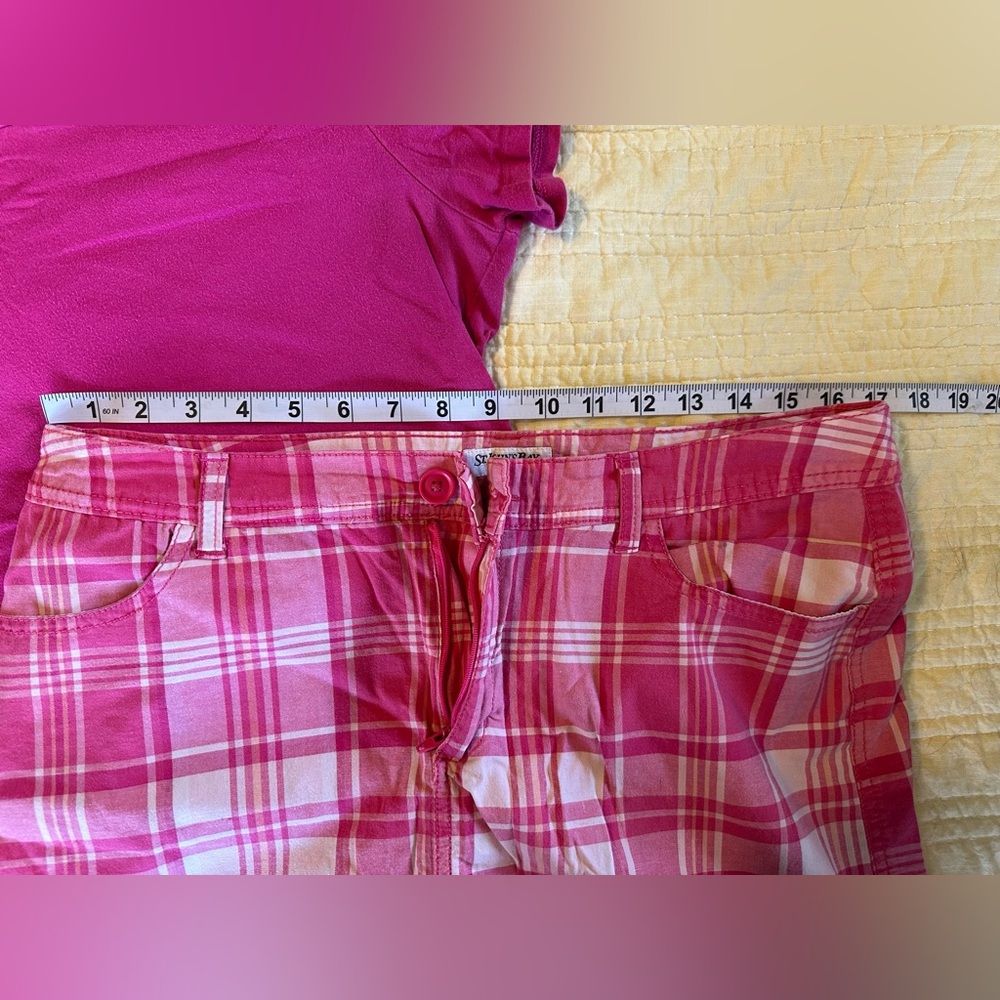 St John’s Gap set Pink Plaid Women's Skort set size 12 - Picture 6 of 8